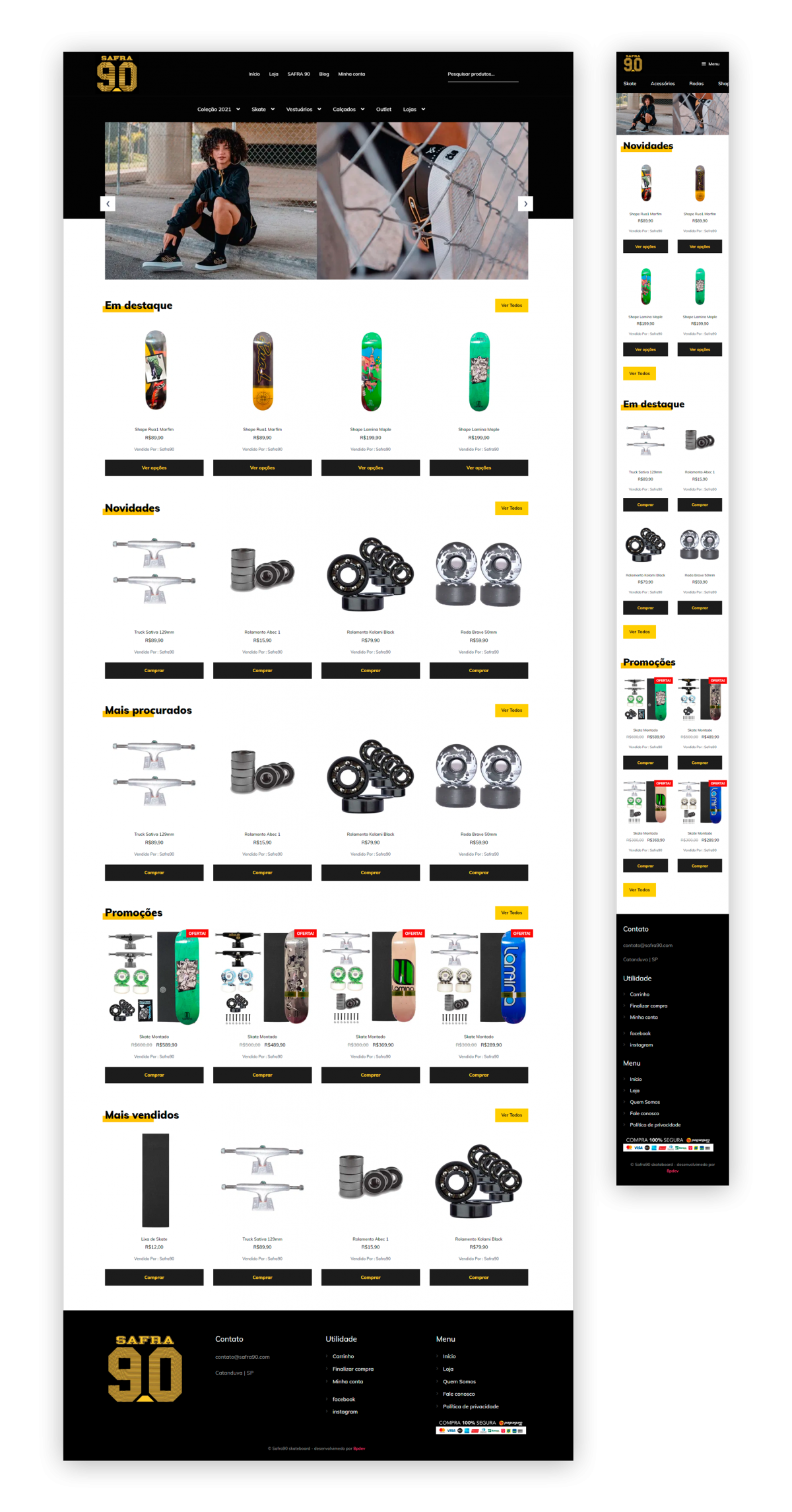 safra90-mock - Safra90 skateboard  • Loja online