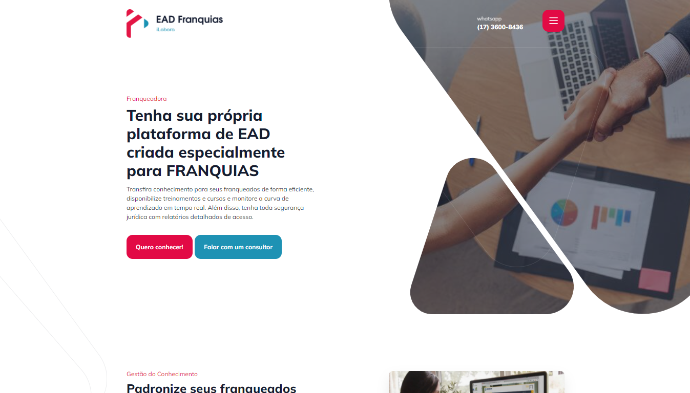 imagem 1 | eadfranquias - Site One Page: o que é e como fazer um site com uma única página